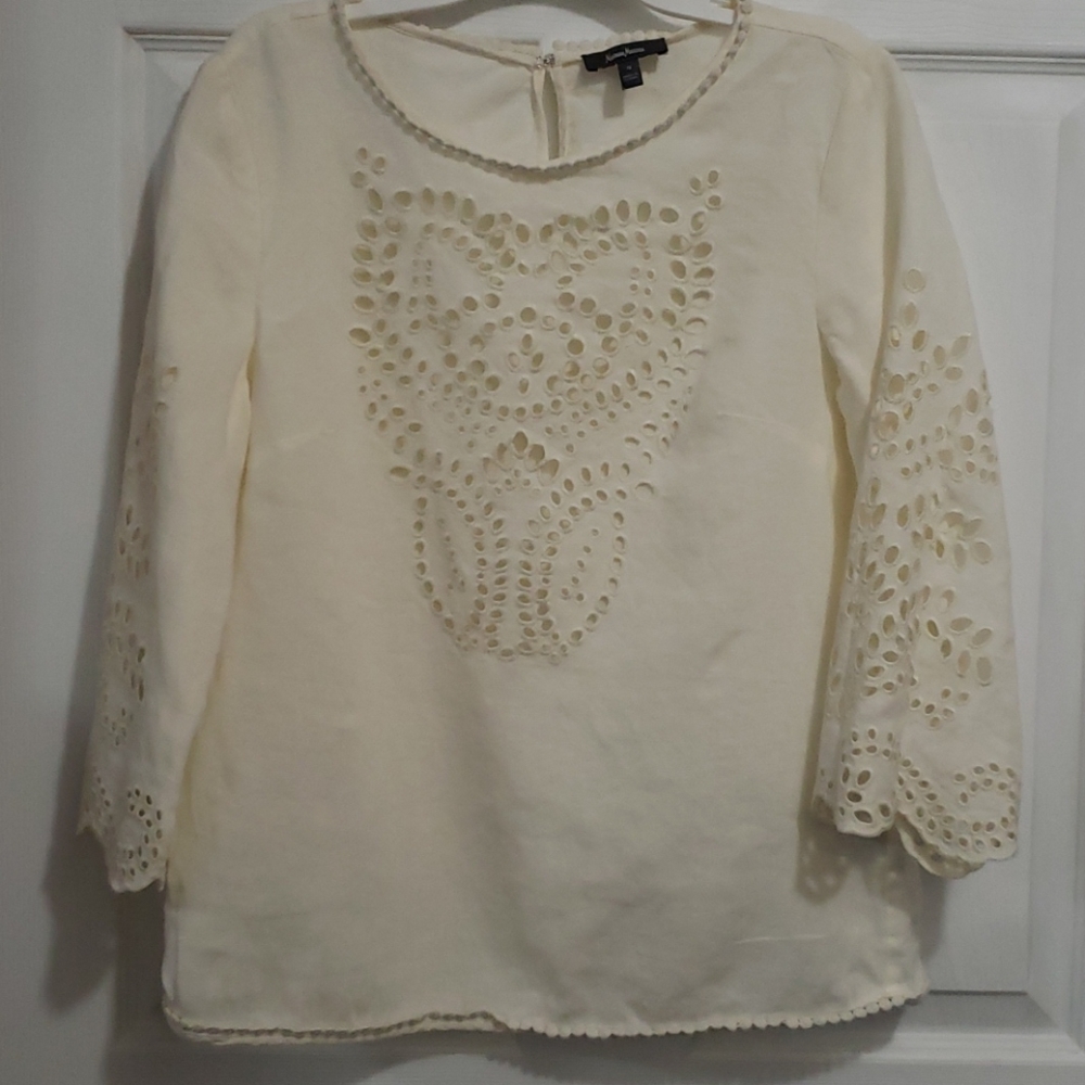 Neiman Marcus Women's Linen Top